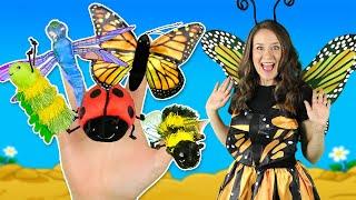 Finger Family Bugs!  Learn about insects and Mini Beasts with the Finger Family Song for Kids