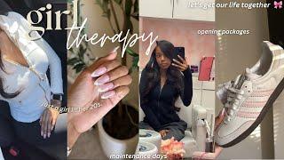 GIRL THERAPY  | maintenance days + appointments + opening packages + getting my life together