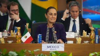 Mensaje de la presidenta Claudia Sheinbaum Pardo en el G20 Brasil 2024