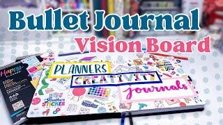 2025 Bullet Journal Vision Board | Sticker Collage