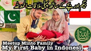 First Meeting With My Wife &Child || Our First Baby Going to Meet With Minto Family @MintooFamily