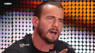 CM Punk Goes Off Script & Speaks his Mind About The WWE (6/27/11)