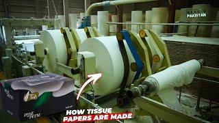 How Tissue Paper Is Made Inside Factory | Amazing Process of Tissue Paper Making Machine