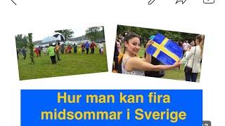 Learn swedish Fira midsommar!