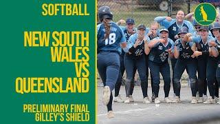 Softball | New South Wales vs Queensland | Gilley's Shield | Preliminary Final