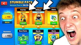 ICH KAUFE NEUEN STUMBLE PASS *ALS ERSTES*  (MR BEAST STUMBLE PASS)