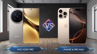 VIVO X200 PRO V/S I PHONE 16 PRO MAX