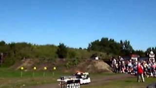 Part of Tom Knapp's act at Ahlman's Shooters Roundup