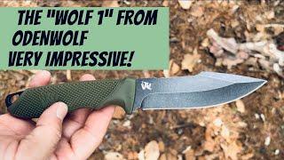 ODENWOLF WOLF-I Full Tang Survival Knife with Sheath: Review & Test