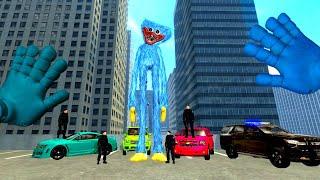 THE EVIL HUGGY WUGGY FROM POPPY PLAYTIME KEEPS THE WHOLE CITY AT BAY - GARRY`S MOD