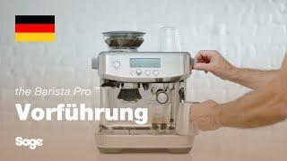 The Barista Pro™ | Ein perfekter Kaffee Latte – von der Bohne in die Tasse | Sage Appliances DE