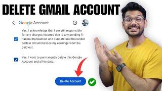 How to Delete Gmail Account | Delete Google Account permanently 2025