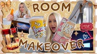 Krasses MOVIE ROOM MAKEOVERvom Chaos zum Heimkino ️   | MaVie Noelle