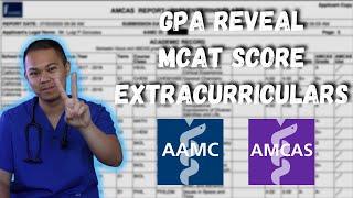 My Complete AMCAS Medical School Application | GPA, MCAT, Extracurriculars