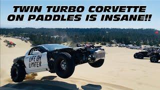 I SENT MY CORVETTE AT UTV TAKEOVER!! PLUS RIDING IN BLAKE WILKEYS ROWDY MEGALODON!!