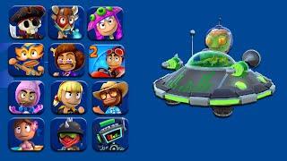 UFO B'zorp Vs All Driver Battle | Beach Buggy Racing 2 Island Adventure