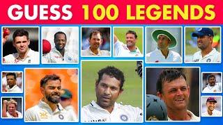 Guess the Legend Test Cricket Player in 3 seconds | Top 100 Legend Players