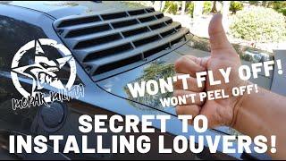 Secret to Installing Louvers!!!