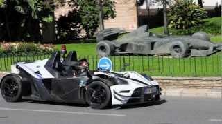 MTM-tuned KTM X-Bow R accelerations in Monaco