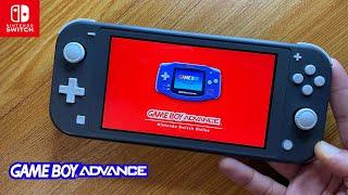 Game Boy Advance Games on Nintendo Switch Lite Gameplay