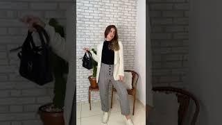 6 looks com calça xadrez! Looks de inverno ️ 