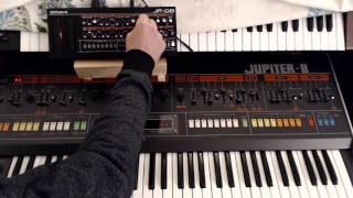 Roland jp08 vs Jupiter 8 detailed audio comparison - 720 HD for accurate sound