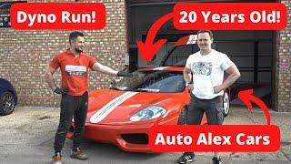 How Much Power Has My Ferrari Lost In 20 Years? With Auto Alex  #ferrari #dyno #ferrari360