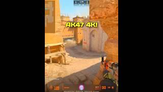 CS2 DUST2 AK47 4K!!  #csgo #cs2 #eternalfire #eslproleague #clutch  #csgoclips #csgomoments