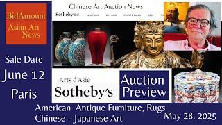 Sotheby's Preview Art d'Asie Auction, Chinese, Japanese and Vietnam
