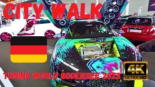 TUNING WORLD BODENSEE 2023 (zweiter Rundgang)  City Walking Bodensee  4K HDR ASMR MAI 2023