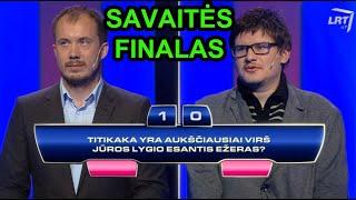 Kas ir kodėl 2017 10 06 savaitės finalas