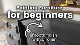 How to Paint Furniture | Beginner Friendly Nightstand Makeover