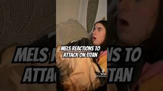 Attack on Titan reactions #melsreactions #aotreaction #anime #attackontitanreaction #aot #mikasa