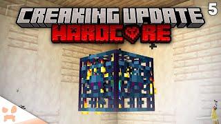 PALE GARDEN SPAWNER FARM PREP! - Hardcore Minecraft 100 Days Creaking Update (#5)