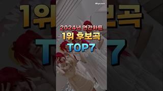 2024년 연간차트 1위 후보곡 TOP7