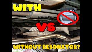 Resonator vs without Resonator (Honda City Gm6)