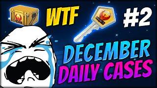 UNBELIEVEABLE  DECEMBER DAILY CASES DAY 2 - CS:GO CASE OPENING / UNBOXING