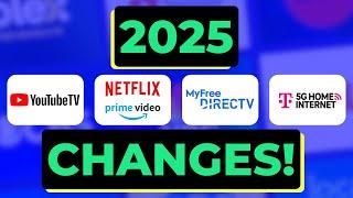 Big Streaming TV Changes for All of 2025!