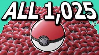 Saying All 1,025 Pokemon Names