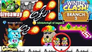 WinterClash Branch 3, Crown of Duplication, Mage's Orb, Teddy | Growtopia