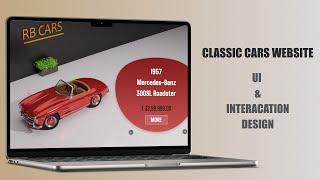 Vintage Cars Website - UI & Interaction Design