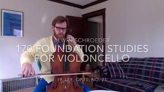 No. 19 - Alwin Schroeder - 170 Foundation Studies for Violoncello