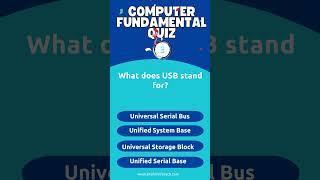 What does USB stand for?