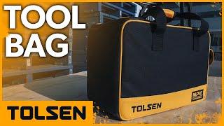 Tolsen 16 Inch Tool Bag Top Opening Design Heavy Duty Tool Storage Organizer