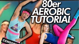 2 IDIOTEN versuchen 80er AEROBIC Tutorial ! | mit meiner Freundin