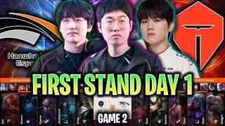 HLE vs TES GAME 2 FIRST STAND 2025 DAY 1 | HANWHA LIFE ESPORTS vs TOP ESPORTS FIRST STAND 2025 DAY 1