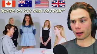 Australian Reacts To Match The Accent To The Person!