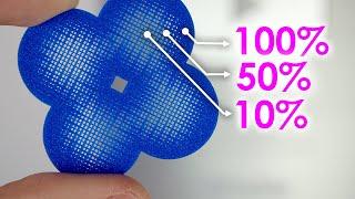 Gradient Infill - NEW efficient infill for 3D prints!
