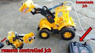 simple JCB upgrade - how to make  remote control jcb at home | Mr Dev Creator