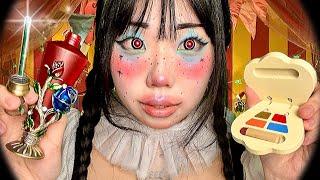 Clown gets you ready for the FREAK SHOW‍️ ASMR